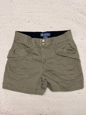Democracy Olive Green Cargo Shorts for Women